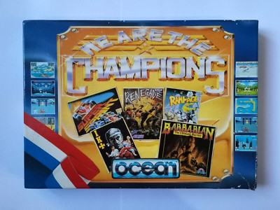 Commodore 64 We Are The Champions Spiel Zusammenstellung von Ocean - getestet funktioniert