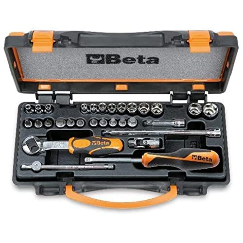 Beta 9000956 - Chiavi a Bussola Esagonali 13 Pezzi, Chiavi a Giravite 11 Pezzi,