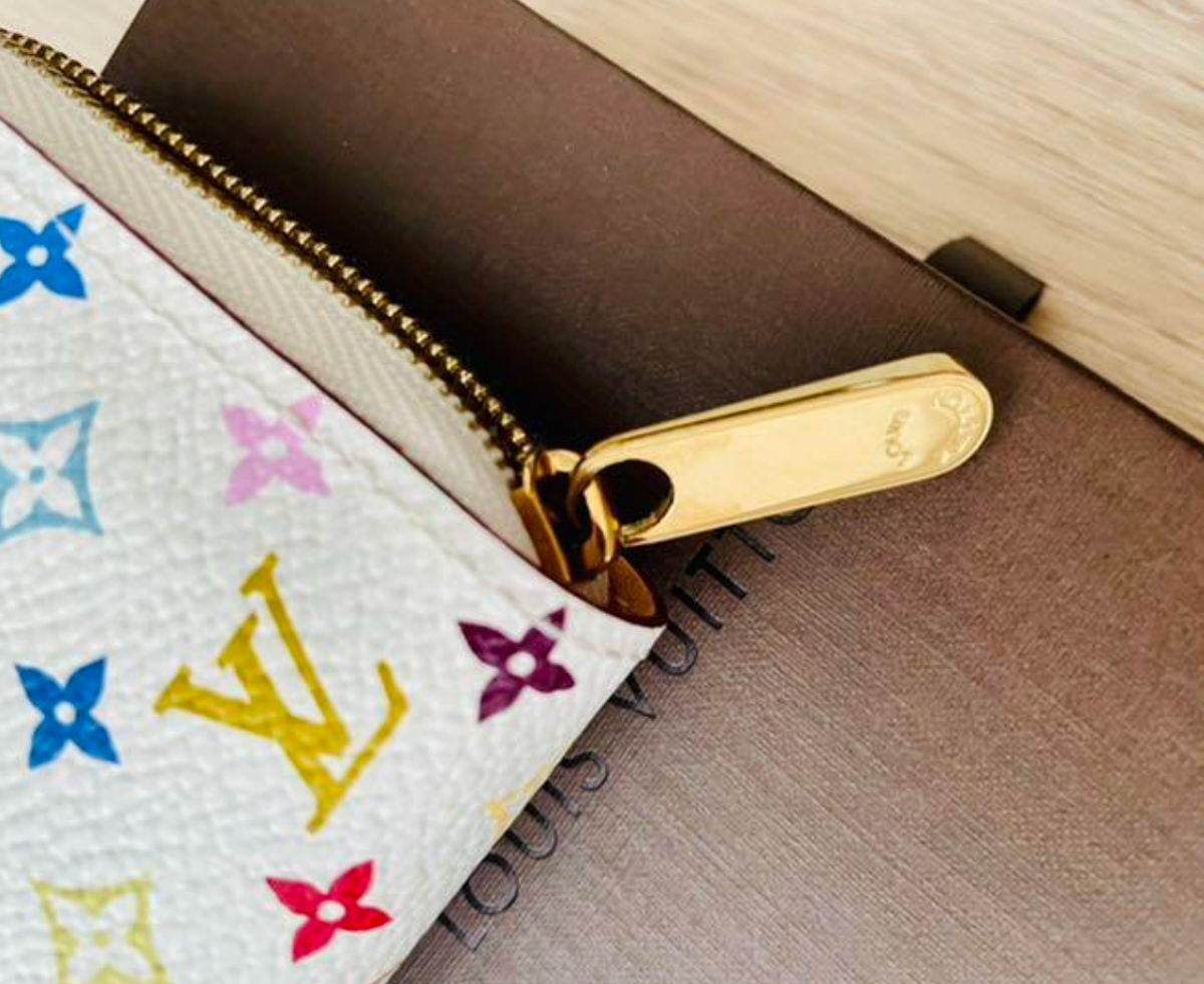 Louis Vuitton M66548 Zippy Coin Purse Monogram Multicolor Blanc
