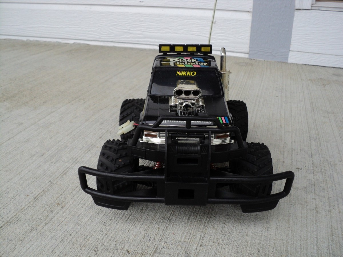 Nikko Black Thunder Apache RC Electric 1992 Black RARE | eBay