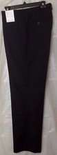 New Calvin Klein Men's Classic Fit Black Dress Pants Polyester - Size 33  69.50