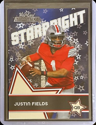 Justin Fields - 2021 Panini Wild Card - Rookie - Starbright #SB-3