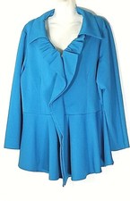 Jerry T Women's Light Blue Jacket Top 1x 18 20 With Sparkles New Nwt
