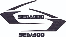 SEADOO SPEEDSTER 150/215/255/300 2005 - 2008 GRAPHICS /DECAL / Sticker KIT BLK