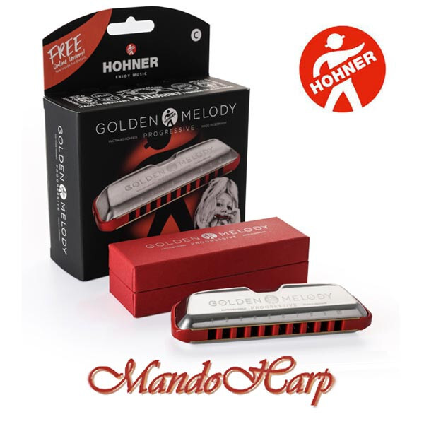 Hohner Harmonica M544x Golden Melody Progressive (KEY OF C) NEW