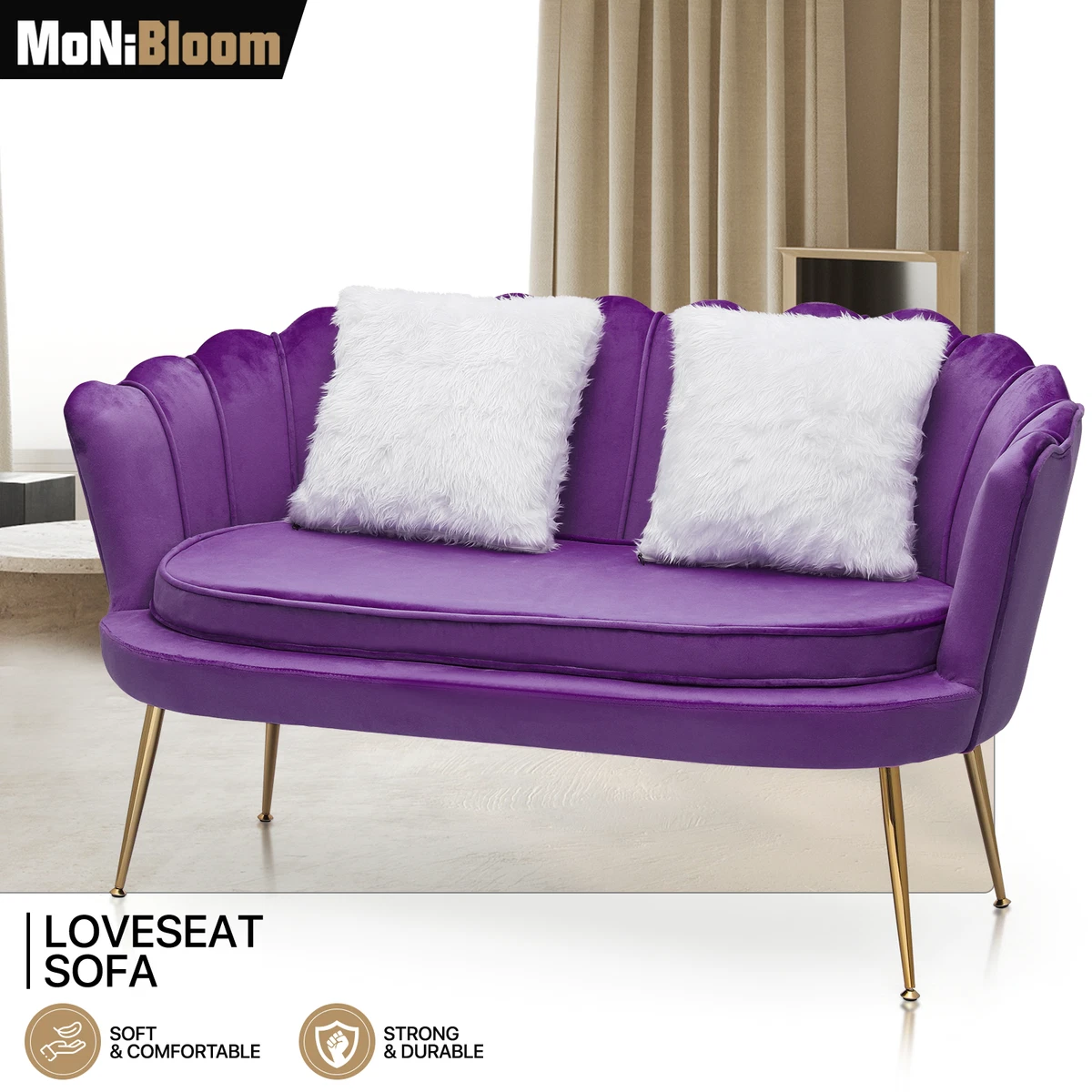 Bedroom Purple Sofas for sale | eBay