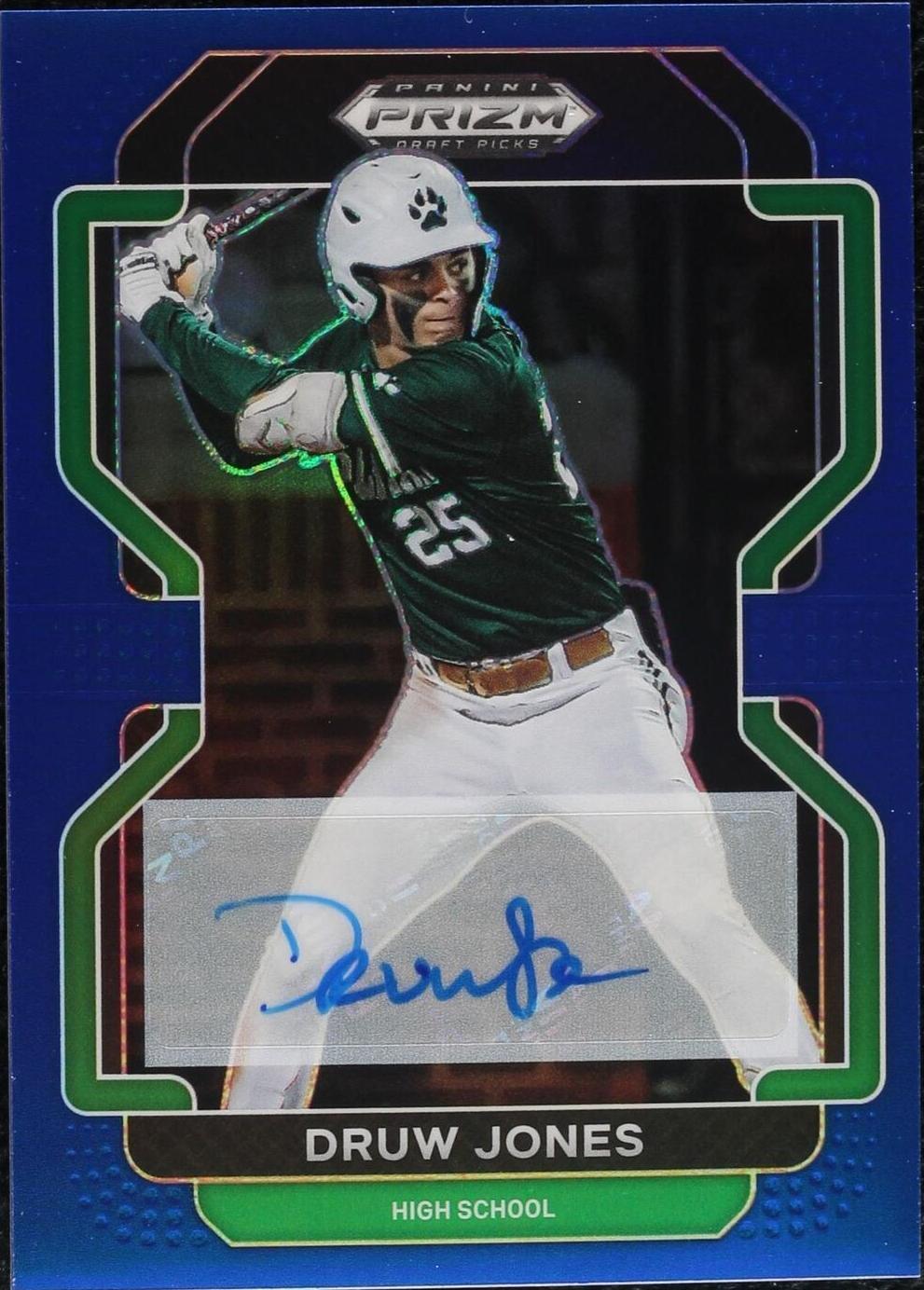 2022 Panini Prizm Draft Picks - Druw Jones #PDP2 Blue Prizm