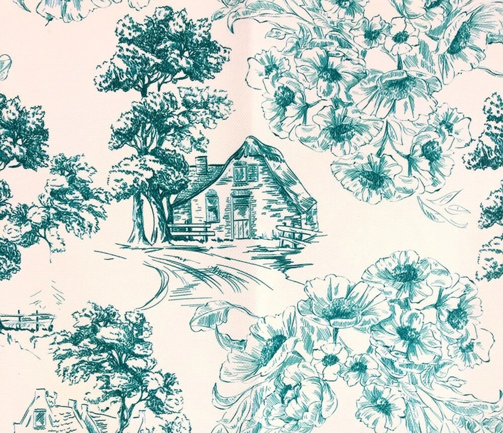 Buy wholesale Linen By The Yard or Meter, Vintage French Toile de