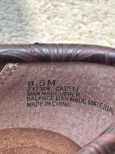 BOC Women’s Slip On Comfort Clogs Shoes Size 8.5 Brown/embossed Cate19 - Picture 6 of 13
