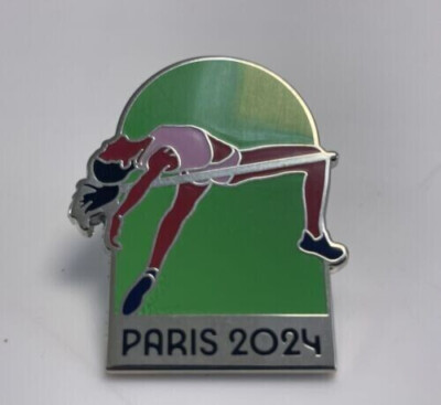 High Brooch France Olympic 2024 Paris Pin Jump