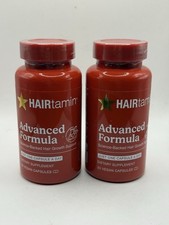 2x HAIRtamin Advanced Formula Hair Growth Supplement For Women, Men 30 caps each