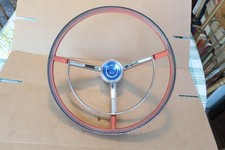 1963 1964 Galaxie 500 16 Steering Wheel W Horn Ring Driver Survivor Rat Rod