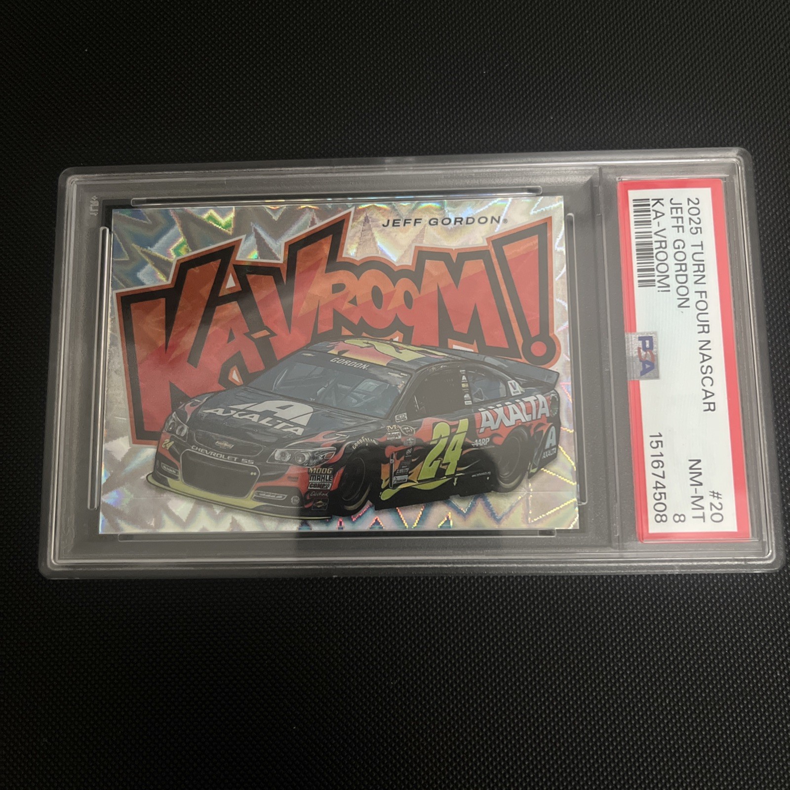 2025 Panini Turn Four - Ka-Vroom! Jeff Gordon #20 view 2