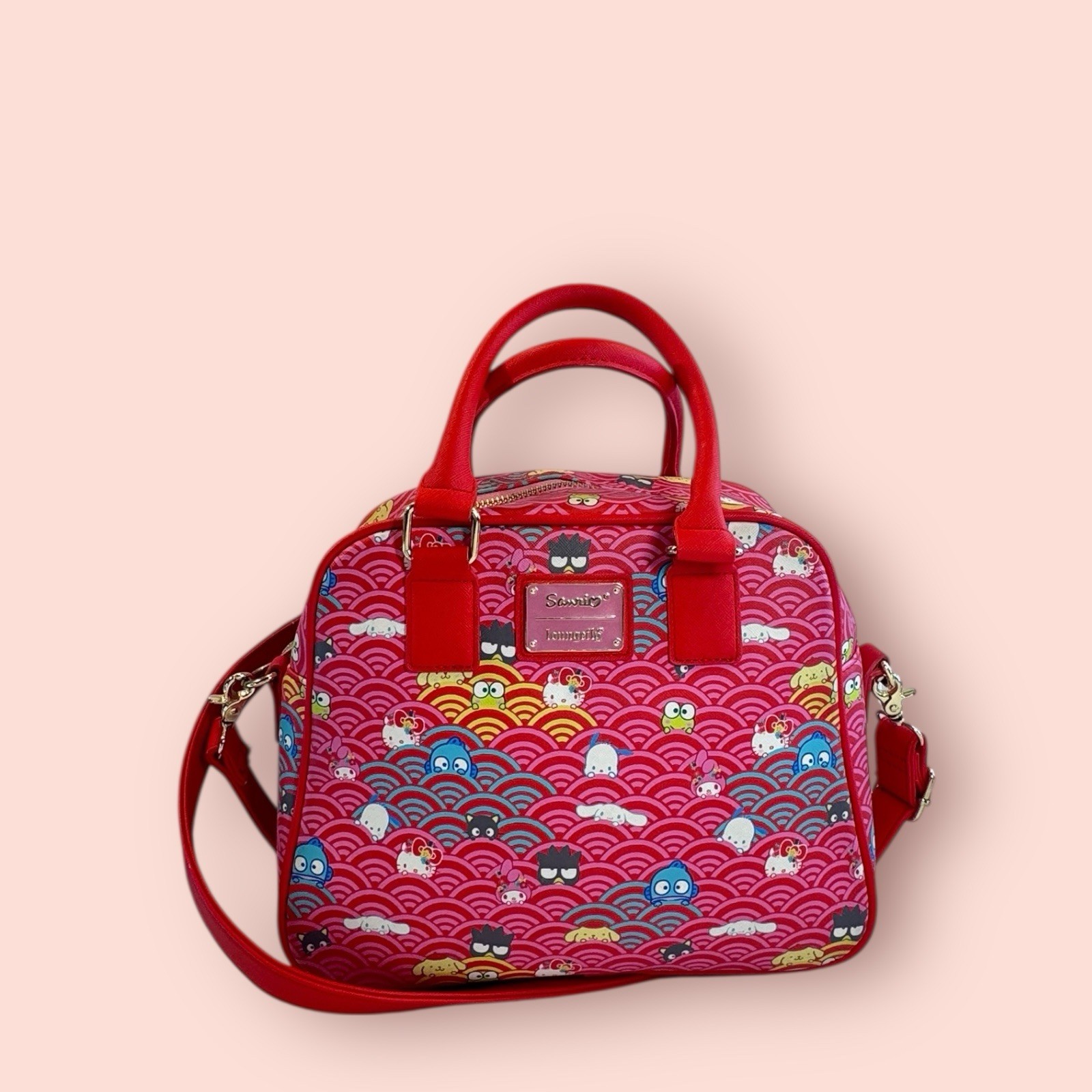 LOUNGEFLY Sanrio Hello Kitty and Friends 60th Anniversary Handbag RARE ITEM HTF image 2