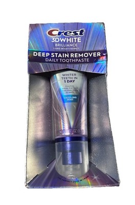 Crest 3D White Deep Stain Remover Daily Toothpaste Ultra White Brilliance 7/26
