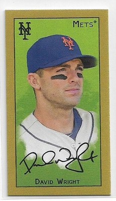 2025 Topps 205 David Wright #NNO Mini New York Mets Baseball Card
