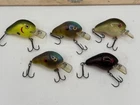 Lot of 5 Norman Fat Boy Square Bill Crankbaits