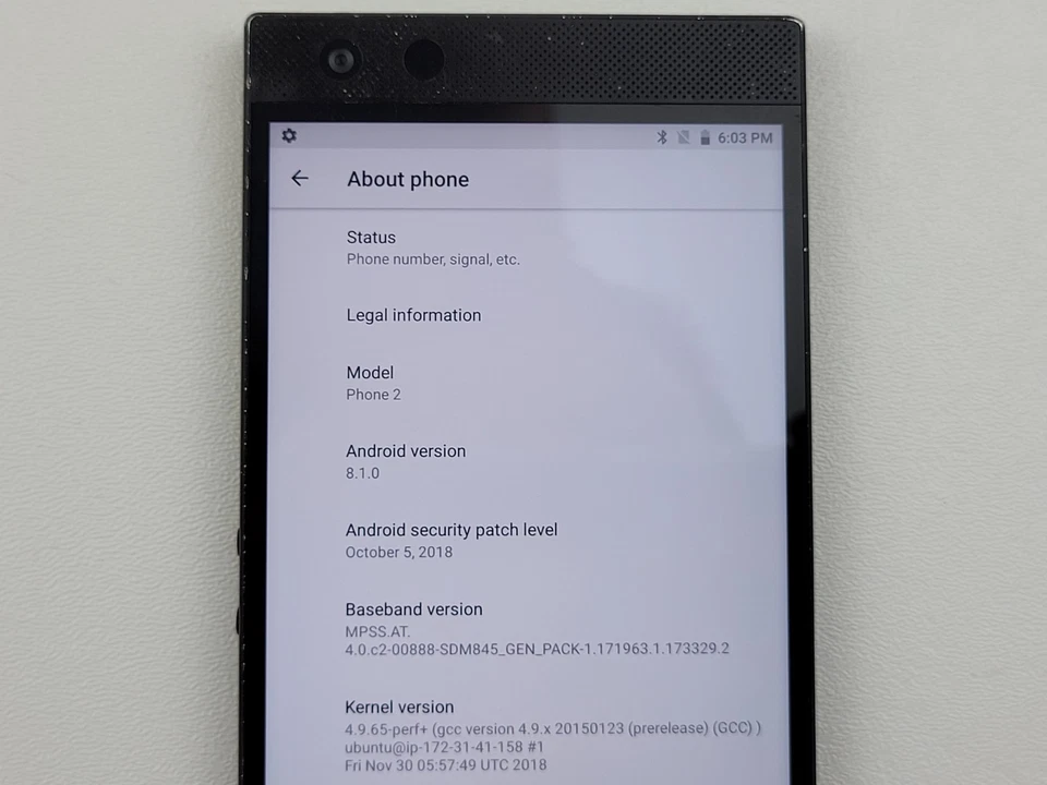 Teléfono Razer 2 (RZ35-0259) 64 GB - negro espejo (desbloqueado) - defectuoso - H2018 Foto 4 de 4