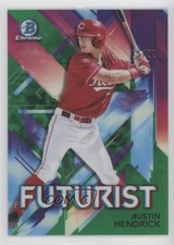 2021 Bowman Futurist Green Refractor 15/99 Austin Hendrick #FUT-AH xm0