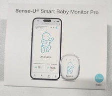 Sense-U Pro Baby Monitor : Tracks Breathing Movement, Rollover, Temperature