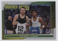 2020-21 Panini NBA Hoops Jersey Swap Holo Ja Morant Luka Doncic #7 1u6