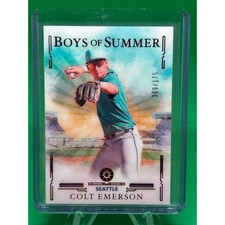 Colt Emerson Red 69/175 2025 Panini Boys of Summer #14 Seattle Mariners