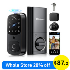 Blackview Smart Lock Video Camera Doorbell Fingerprint Keyless Entry Door Lock