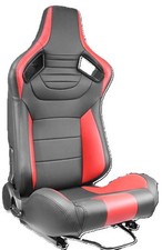 Universal Black Adjustable Racing Seat With Slider Sport Seat