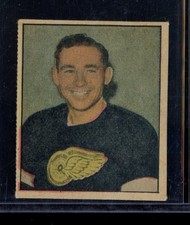 1951 Berk Ross Hockey #2-16 Jack Stewart Red Wings VG-EX LOOK!