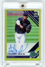 2019 Donruss Optic Fernando Tatis Jr. Rated Prospects Signatures Gold #/10