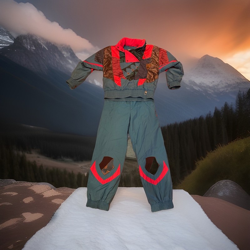 Bogner Vintage Two Piece Ski Suit Size 8
