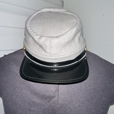 Vintage Civil War Reenactment Confederate Soldier 100 Wool Hat Cap