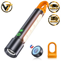 LED Taschenlampe Aufladbar 500000 Lumen XHP90.2 Zoombar IPX7 Wasserdicht