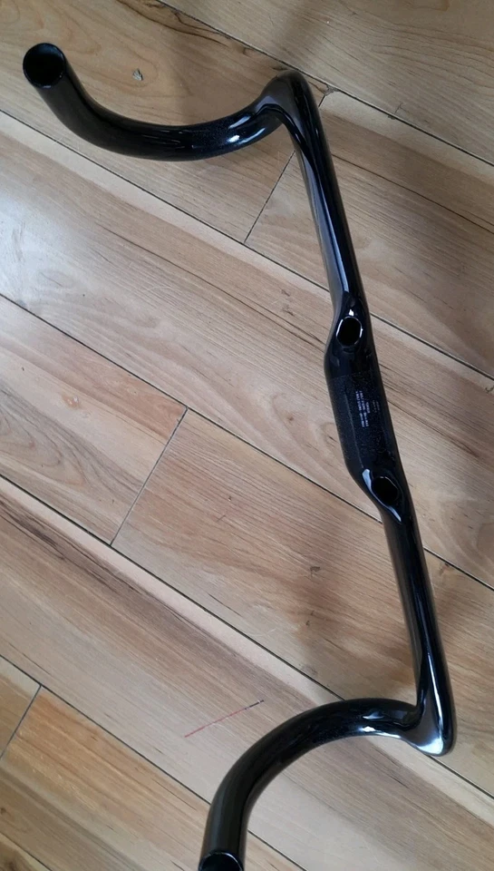 SL70 Zipp Aero Carbon Handlebars 420 x 31.8mm 245gms Gloss Black Finish — 第 3/4 张图片