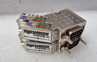 BradHarrison PA9D0B-42 Profibus Connector PA9D0B42 - Lot of 2PCs