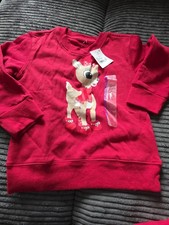 Rudolph the red nose reindeer girls Toddler sweatshirt Size 2T- NWT