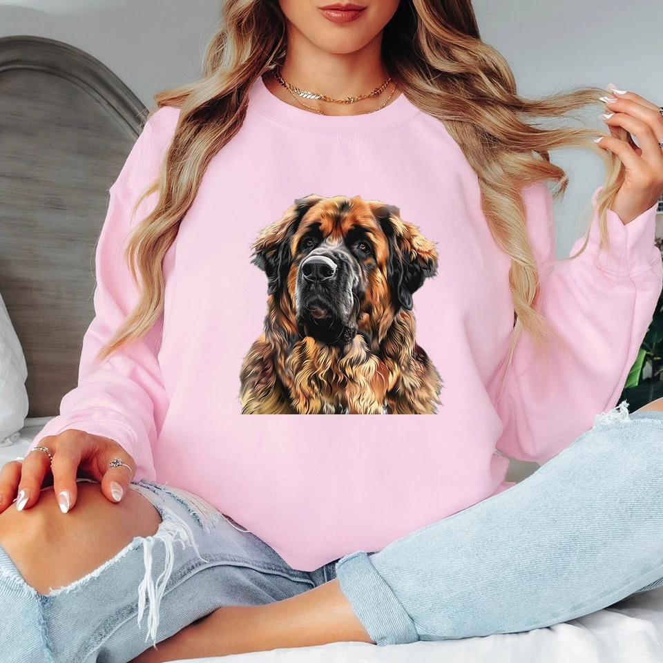 Sweat-shirt pour femmes Leonberger Dog Animals Canine Pet Jumper - Photo 1/1
