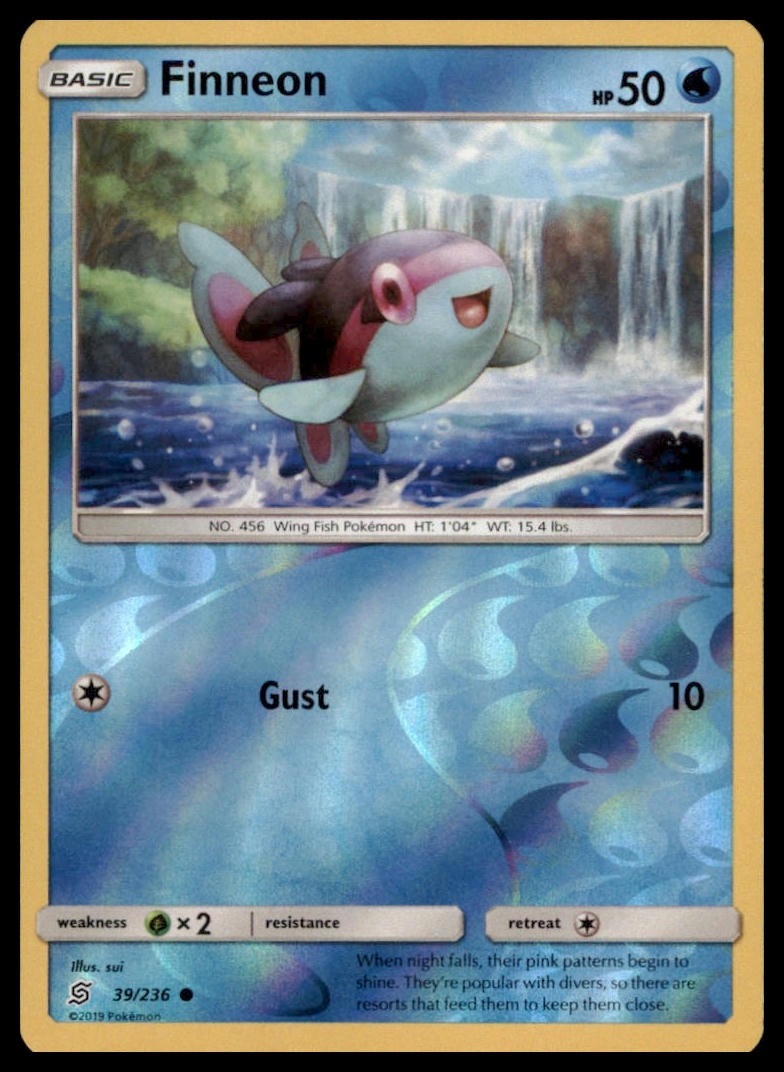 Pokemon - Finneon SM - Unified Minds #39/236 - Reverse Holo NM