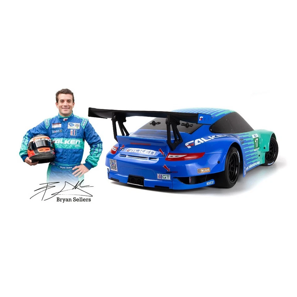 HPI H160781 Sport 3 Porsche 911 GT3 RSR Falken Flux - Bild 4 von 4