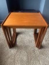 G Plan Quadrille Teak Nest Of Tables Mid Century Modernist