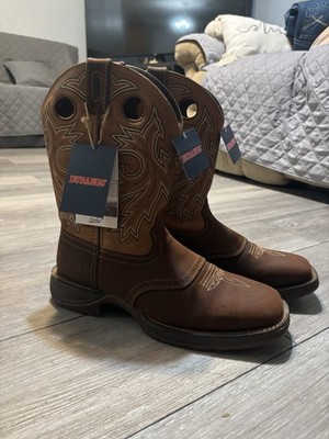 Durango Rebel Men's Work Boots 11 Inch Slip & Oil resistant, Tan, Size 10M
