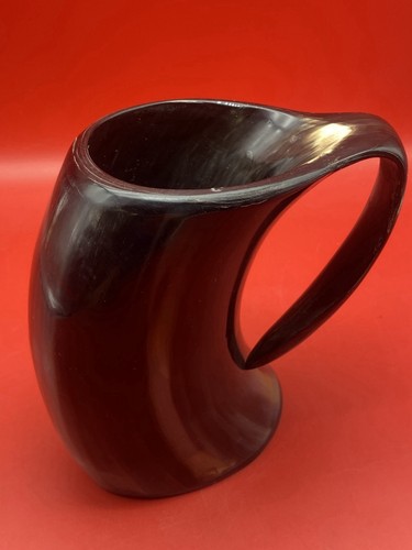 Viking Horn Mug Drinking Cup Tankard Ale Beer Drinkware Barware 6" Tall