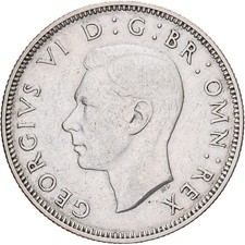 [#1202316] Great Britain, George VI, Florin, Two Shillings, 1941, British Royal 