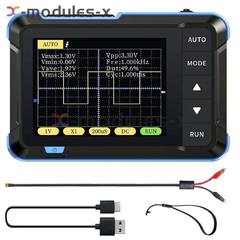 FNIRSI DSO152 Handheld Small Oscilloscope Portable Digital Oscilloscope 2.5MS/s