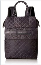 Hedgren Kayla Quilted Laptop Backpack Tote Bl...