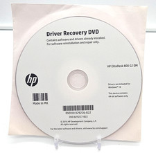 Hp Driver Recovery DVD, Hp EliteDesk 800 G2, DM Windows 10 2016