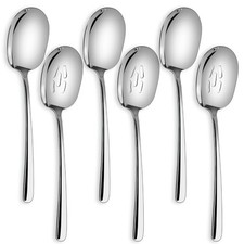 Extra Large Serving Spoons for Buffet, 12 Inch Stainless Steel Serving Spoons...