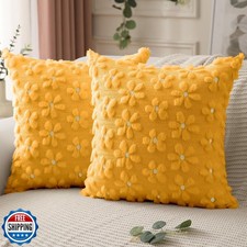 DFXSZ Spring Summer Pillow Covers 18x18 inch Set of 2 Farmhouse D