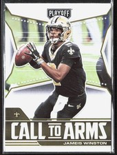 2021 Panini Playoff Jameis Winston Call to Arms Silver #CA-JWI Saints FOOTBALL