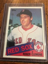 Roger Clemens Rookie 1985 Topps Baseball Card